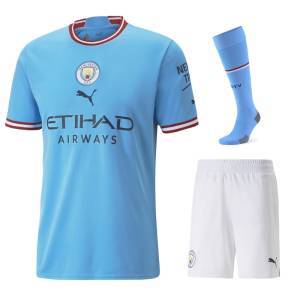 Maillot Kit Enfant Manchester City Domicile 2022 2023 (1)