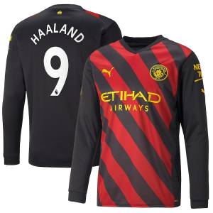 MAILLOT MANCHESTER CITY AWAY SWEAT 2022 2023 HAALAND (1)