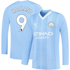 Maillot Manchester City 2023 2024 Domicile Manches Longues E.Haaland (1)