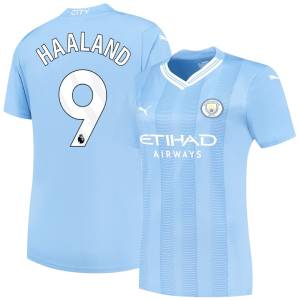 Maillot Manchester City Domicile 2023 2024 Femme E.Haaland (1)