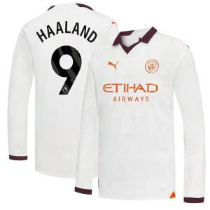 Maillot Manchester City 2023 2024 Exterieur Manches Longues Haaland (1)